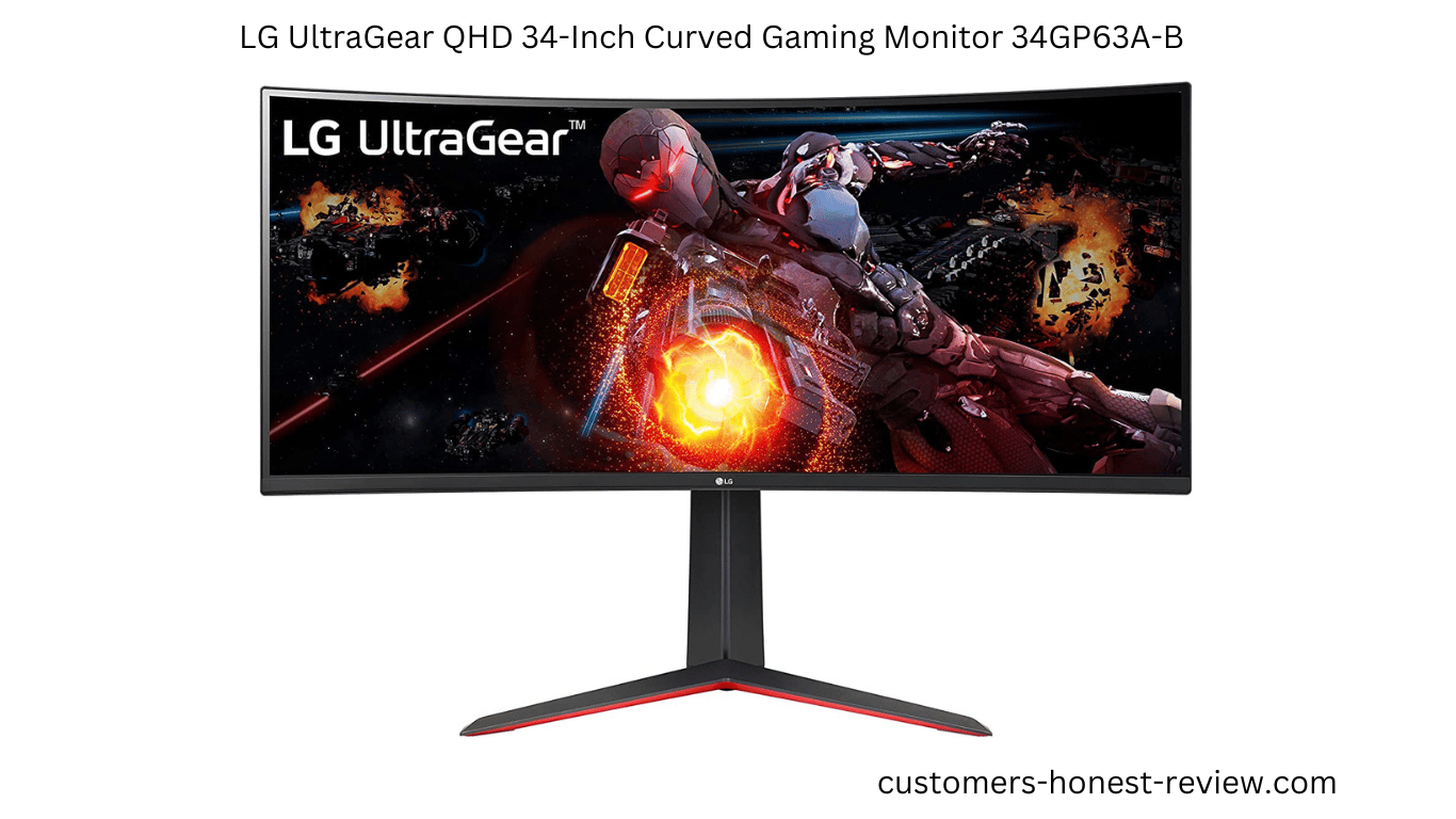 LG UltraGear QHD 34-Inch Curved Gaming Monitor