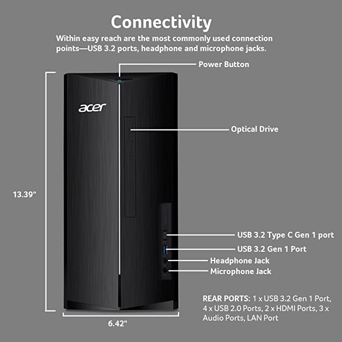 Acer Aspire TC-1760-UA92 Desktop