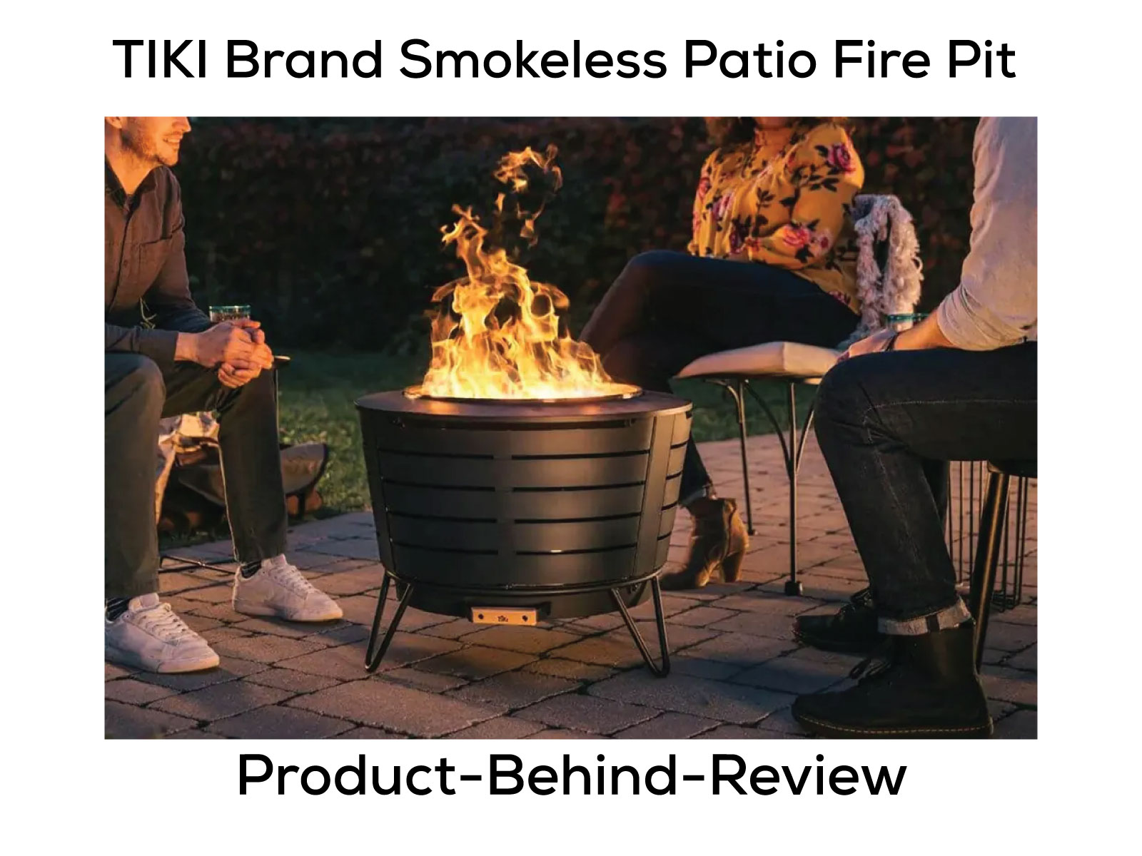 TIKI Brand Smokeless Patio Fire Pit