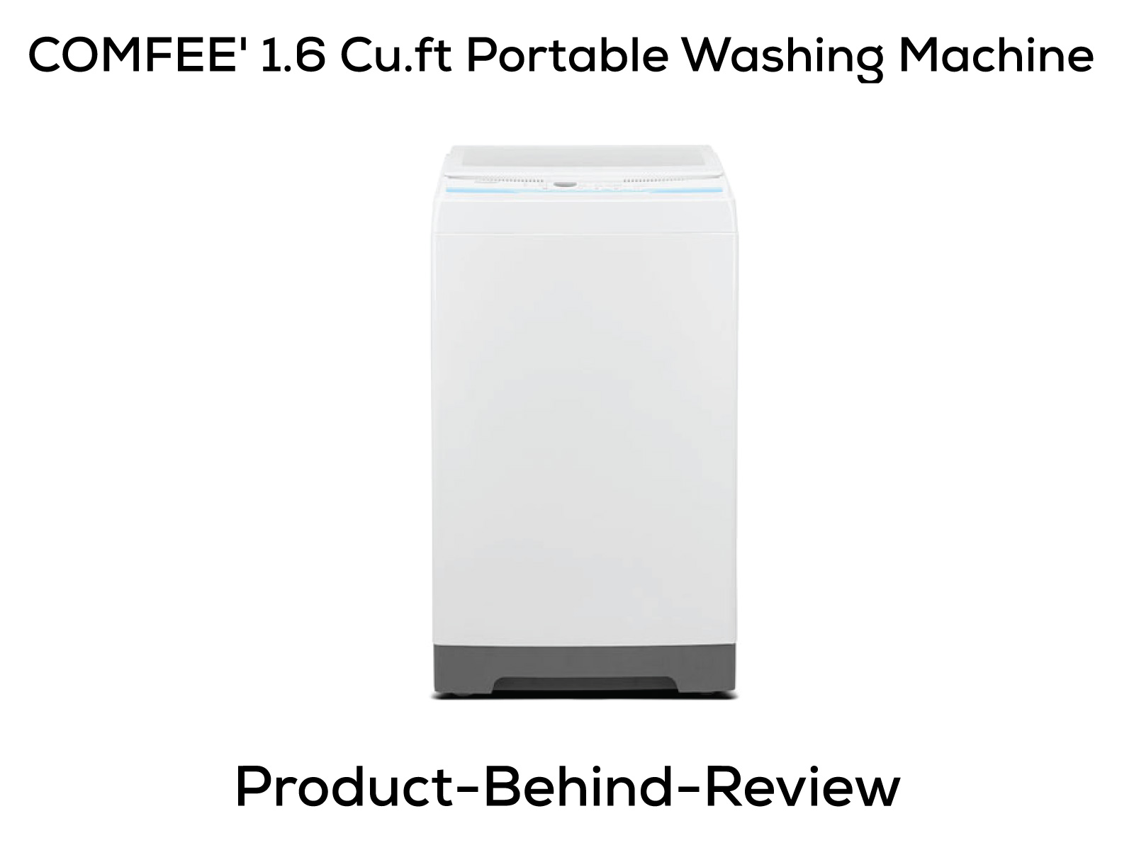 COMFEE' 1.6 Cu.ft Portable Washing Machine