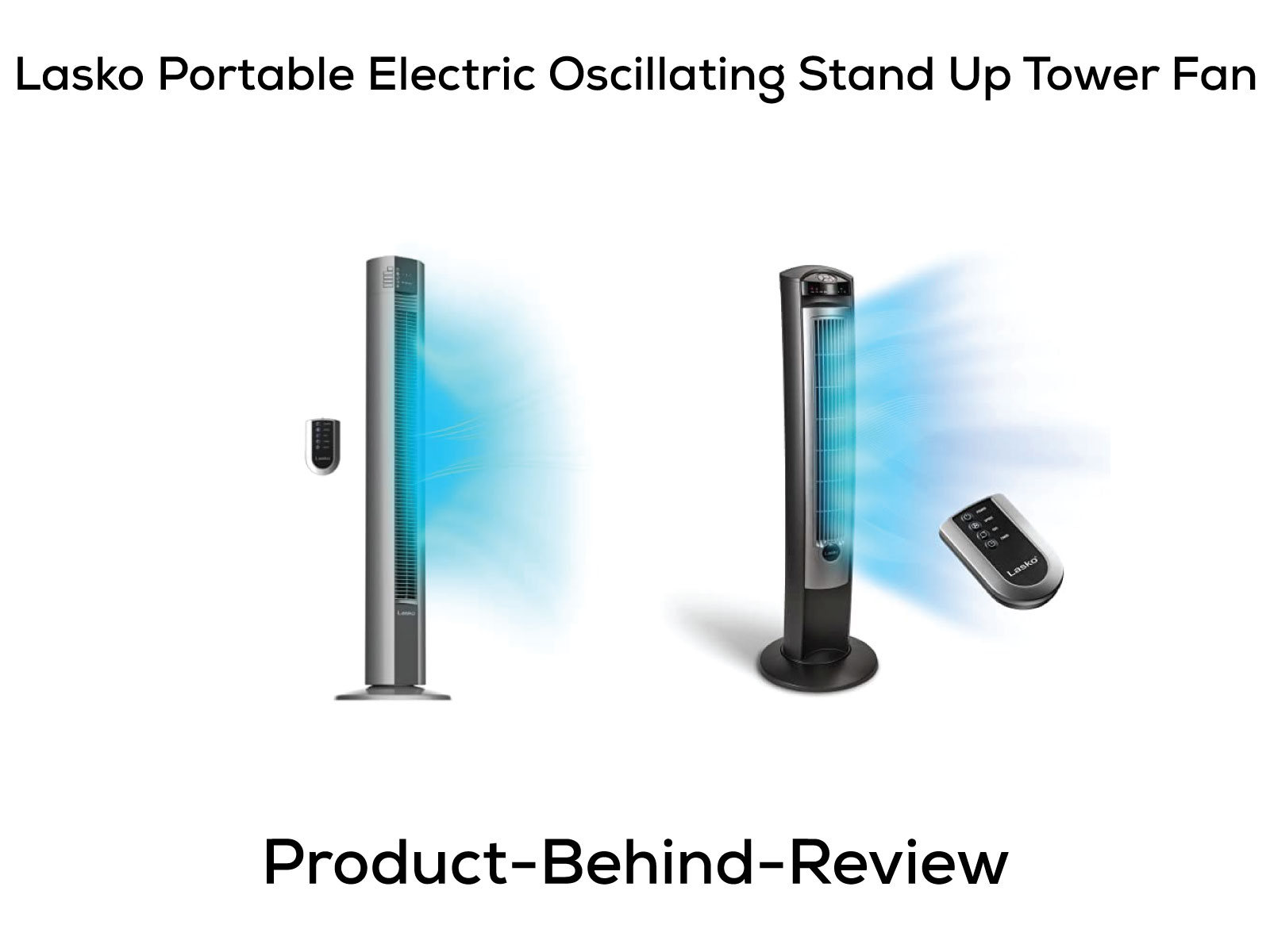 Lasko Portable Electric Oscillating Stand Up Tower Fan