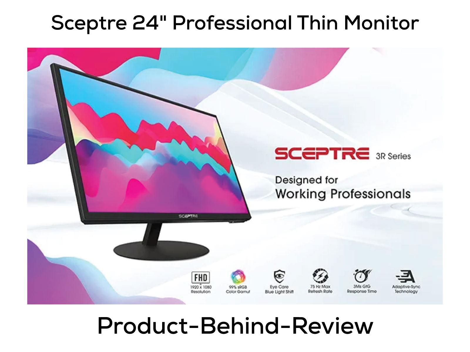 Sceptre 24" Professional Thin Monitor