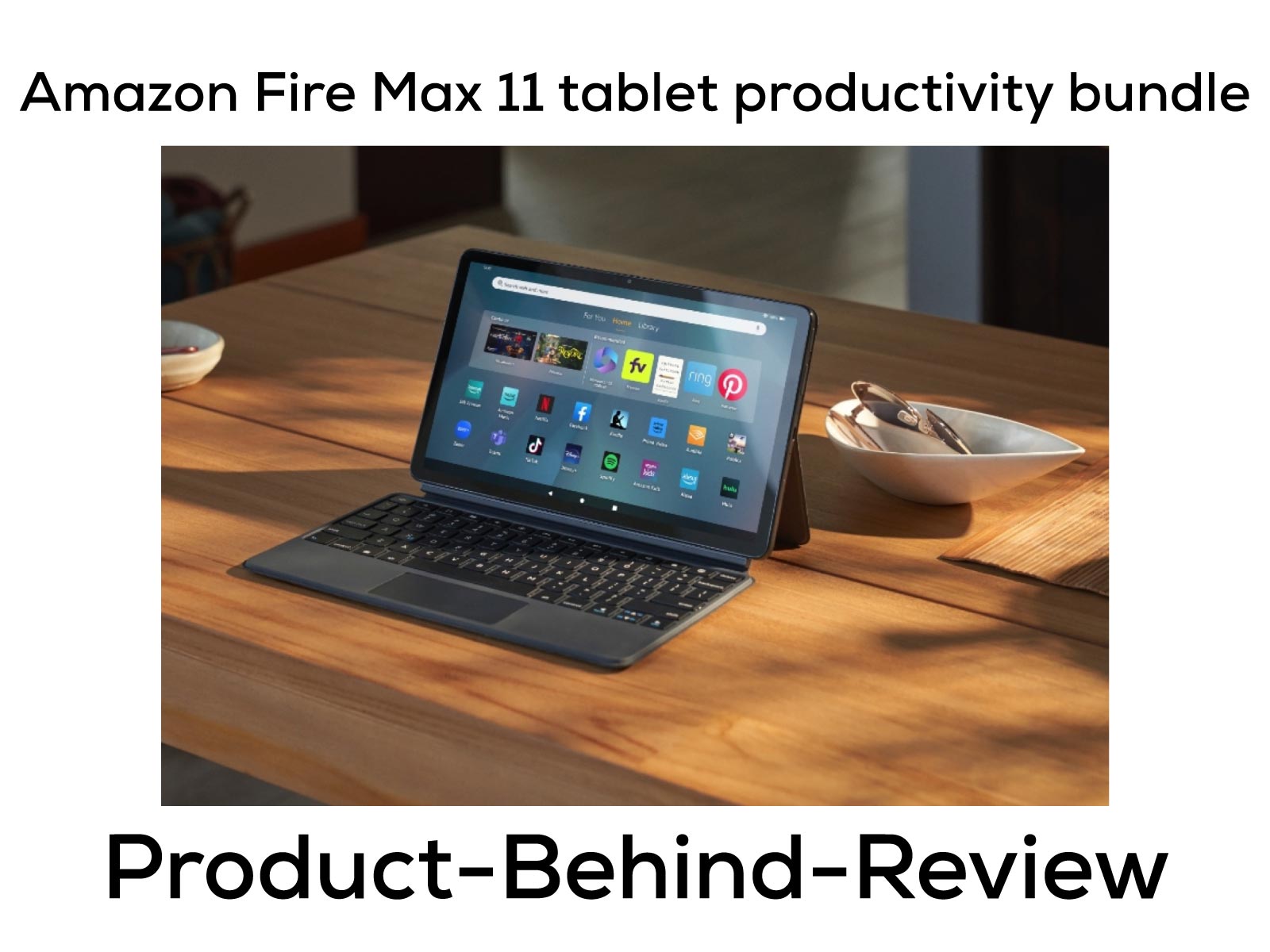 Amazon Fire Max 11 tablet productivity bundle